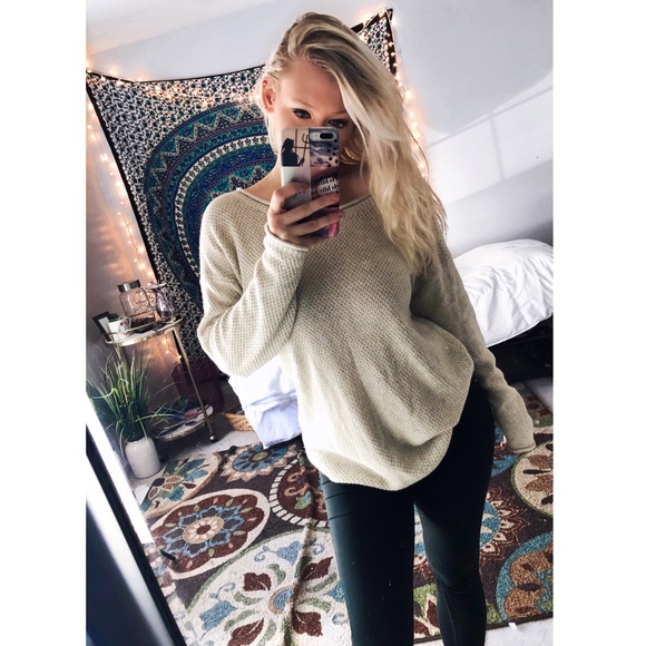 PacSun Sweaters - LA Hearts | Cream Oversized Cozy Sweater